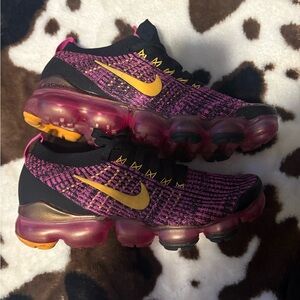 Pink and Gold Sneakers